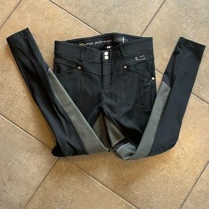 Kerrits Winter full seat black/gray breech, Medium